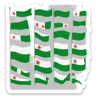 Flag Andalucía sticker