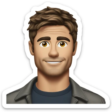 zac efron sticker