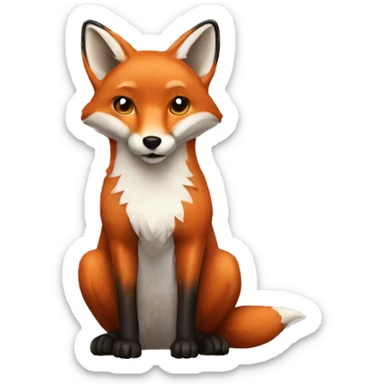 Fox sticker