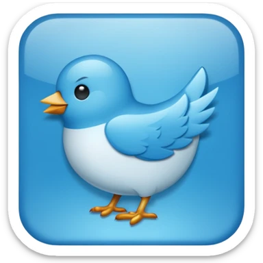 twitter icon sticker