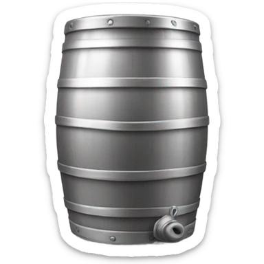 Beer keg and diapers  sticker