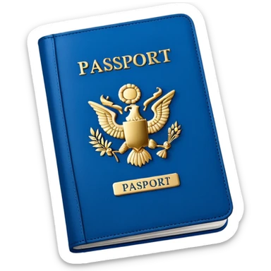 passport booklet sticker