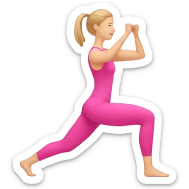 Pink Pilates sticker