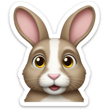 Bunny named ezra sticker