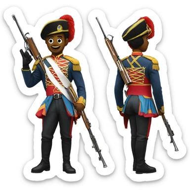 Colorguard rifle sticker