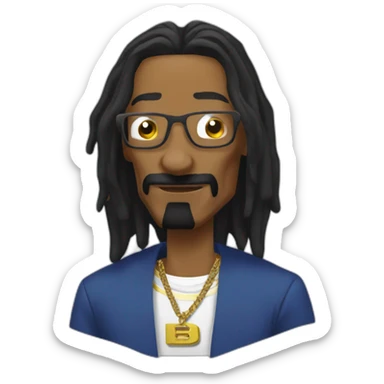 super saiyen snoop dogg sticker