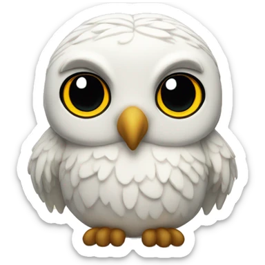 Harry Potter Hedwig Plush sticker