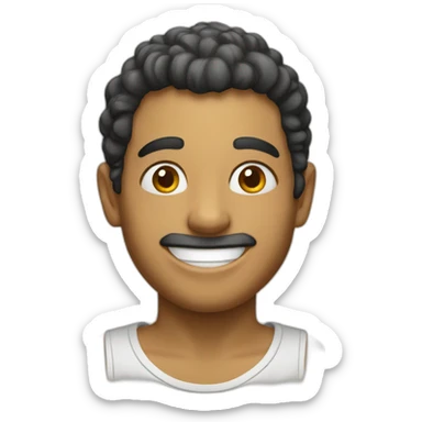 Happy Tunisian sticker