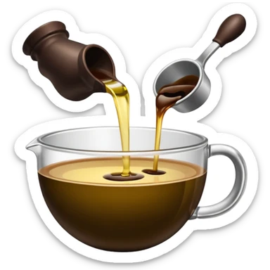 coffee blend infused olive oil sticker