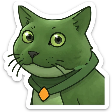wizard cat sticker