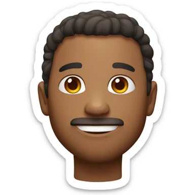 Crea un emoji que esté sonrrojado sticker