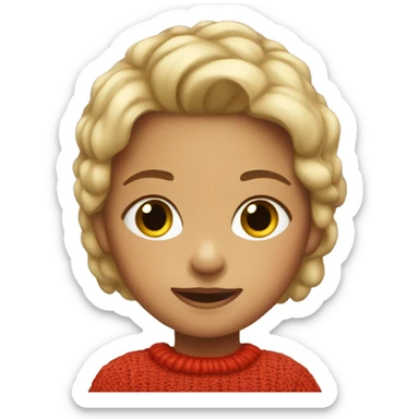 Little girl with Tomatero sweater sticker