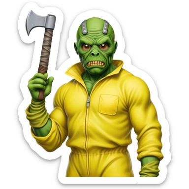 toxie from the toxic avenger sticker