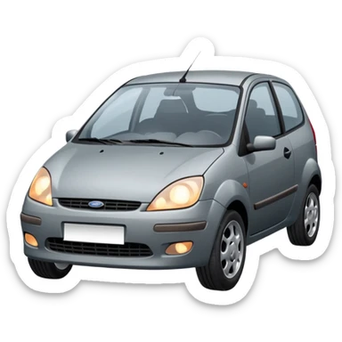grey ford fiesta from 2003 sticker