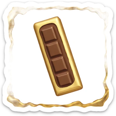willy wonka golden chocolate bar sticker