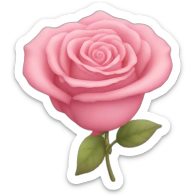 Coeur rose pastel sticker