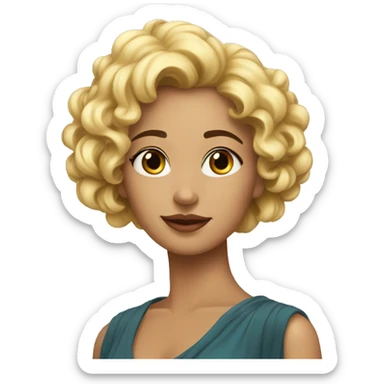 beatifull woman sweet dream sticker