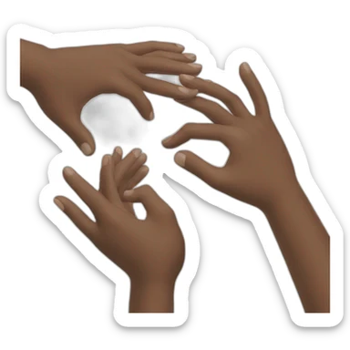 hands sticker
