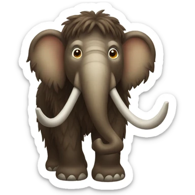 wolly mammoth sticker