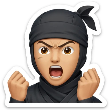 Twitch streamer Ninja yelling sticker