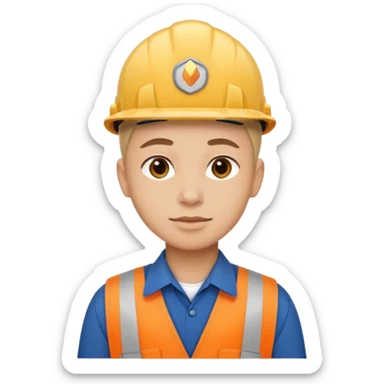 worker, company staff sticker