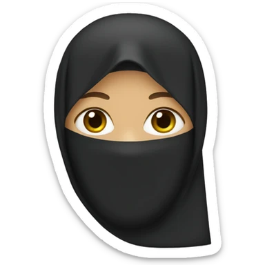 Niqab sticker