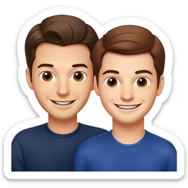 TOBY MAGUIRE AND ANDREW GARFIELD sticker
