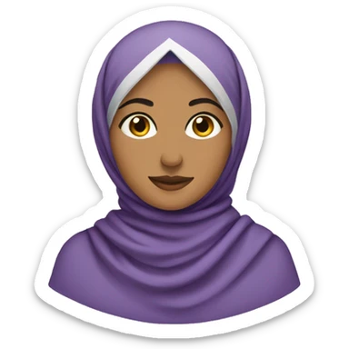 A Desi hijabi  sticker