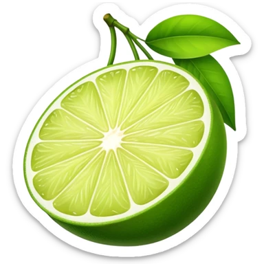 lime fruit sticker