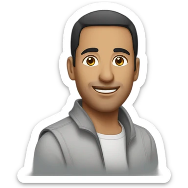 Tunisian men sticker