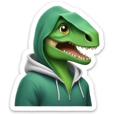 Hood dinasour sticker