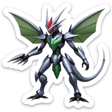 Scizor-Scyther-Palkia-Darkrai-Fusion sticker