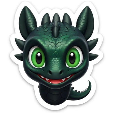 Dragón chimuelo sticker