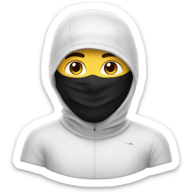  Boy in balaclava Nike tech sticker