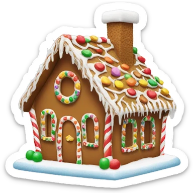 Gingerbread house  sticker