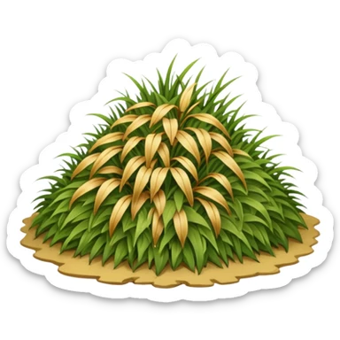 Khaki Grass sticker