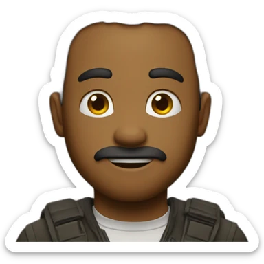 Emoji rigole sticker