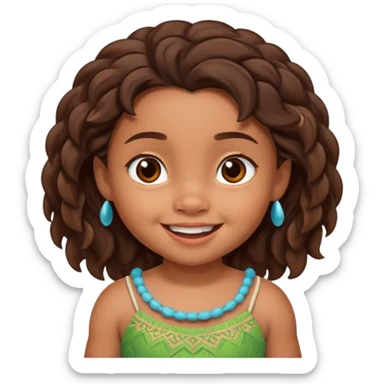 baby moana sticker
