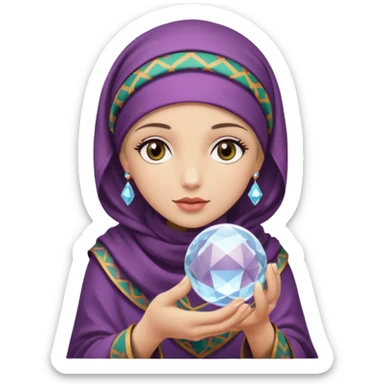 fortune teller sticker