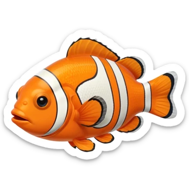 Nemo clownfish sticker