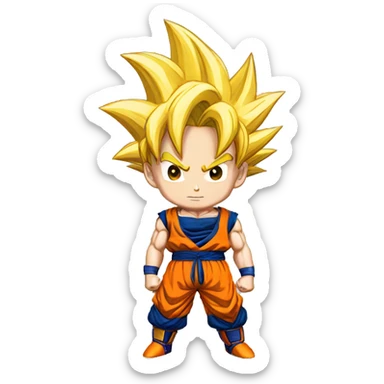 goku from dragon ball z sticker