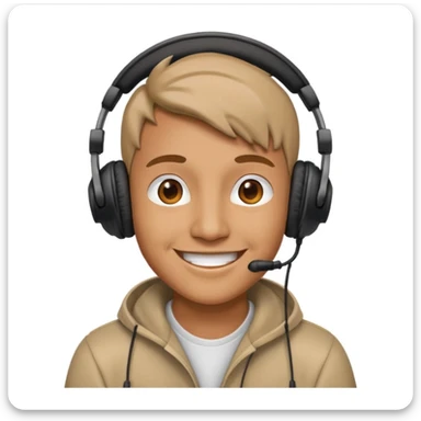 enthusiastic music producer  sticker