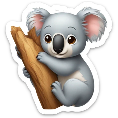 Mélange entre une koala extra mignon et une coccinelle super cute sticker