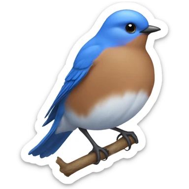 Bluebird sticker