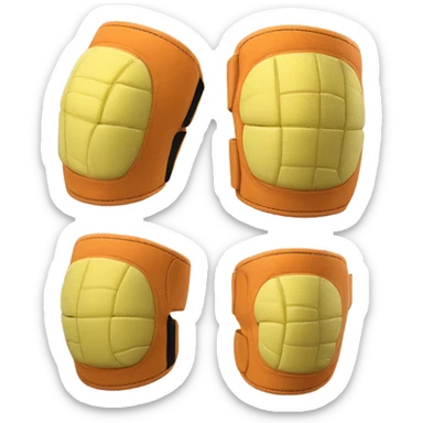 Volleyball knee pads  sticker