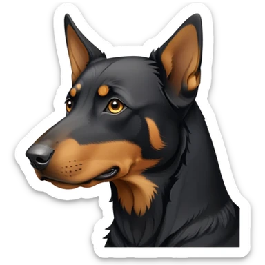 Beauceron dog  sticker