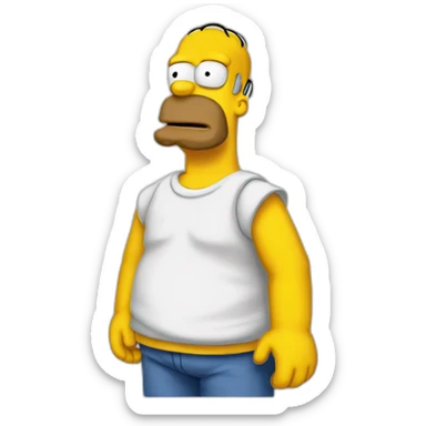 Homer s’impose sticker