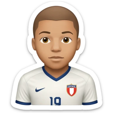MBAPPE soccer player sticker