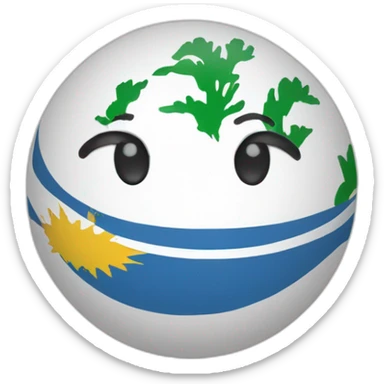 cyprus countryball smiling  sticker