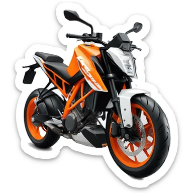 Ktm Duke motorcycle  sticker